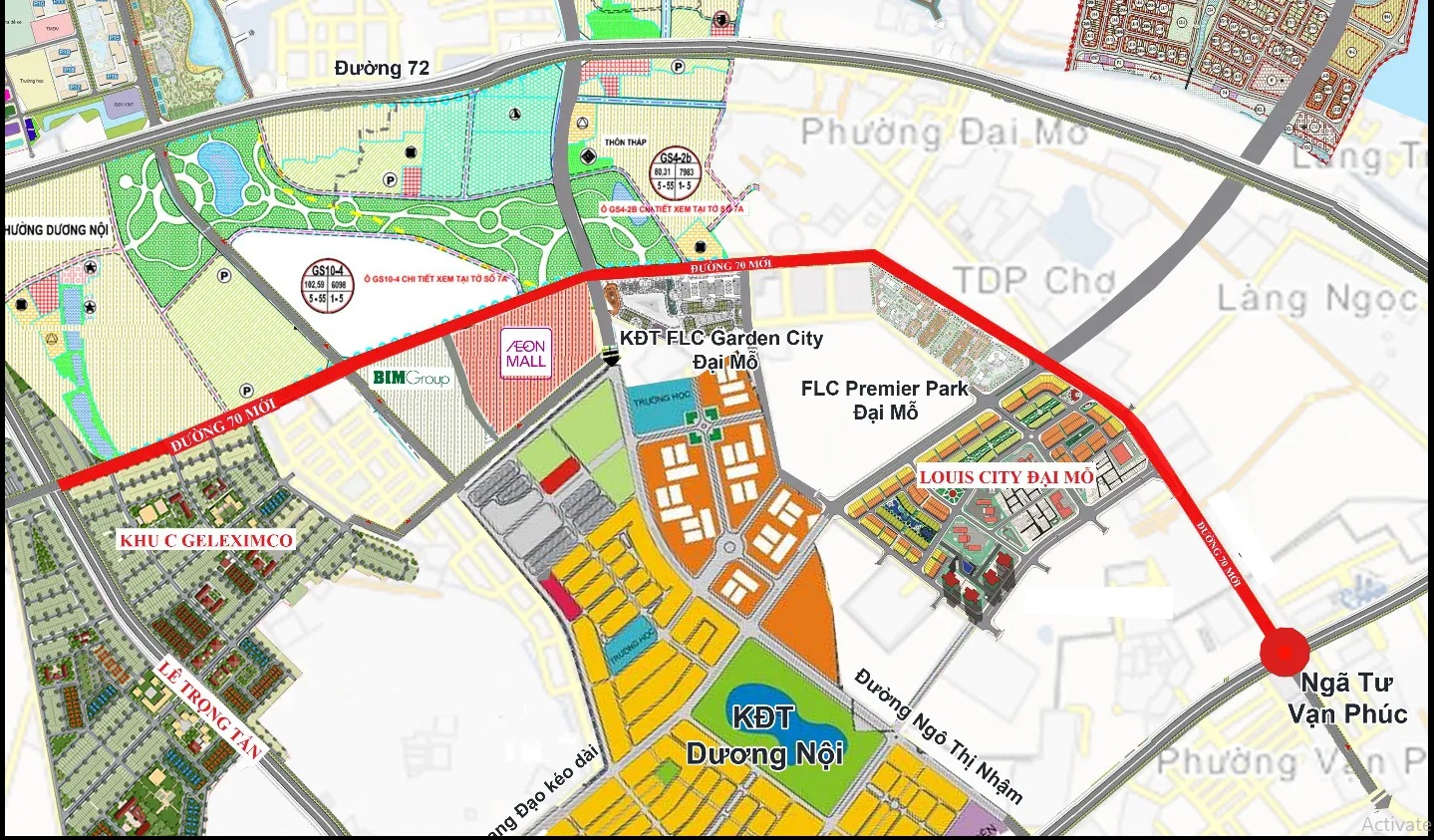 Kết nối vùng từ dự án Geleximco Lê Trọng Tấn