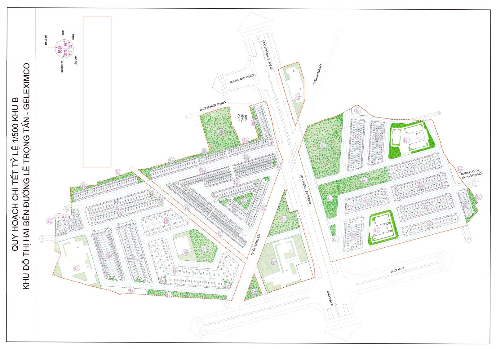 Quy hoạch Khu đô thị Geleximco Lê Trọng Tấn